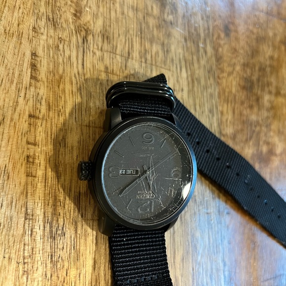 Citizen Accessories Citizen Black Mens Watch Fabric Band Poshmark
